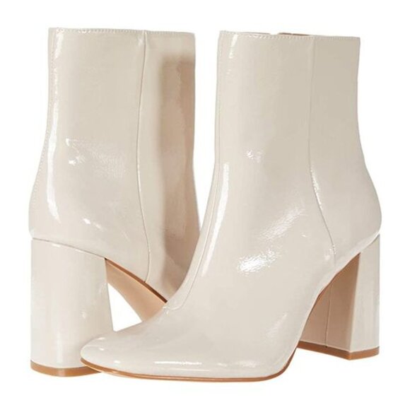 Steve Madden Women's Taryn BONE Square Toe Mid-Calf Boots US Size 7.5M - Picture 1 of 10